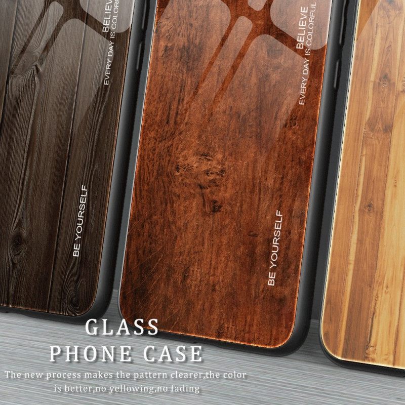 θηκη κινητου Samsung Galaxy S23 Plus 5G Σχεδιασμός Ξύλου Tempered Glass