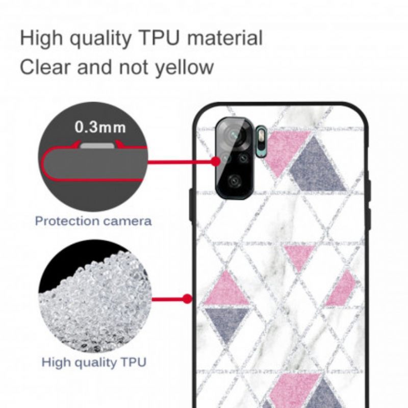 Θήκη Xiaomi Redmi Note 10 / 10S Μάρμαρο Glitter